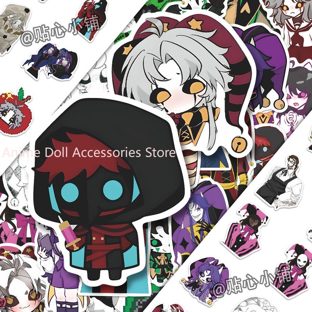 Laptop Original Accessories - 73 قطعة ملصقات أنمي كرتونية بتصميم