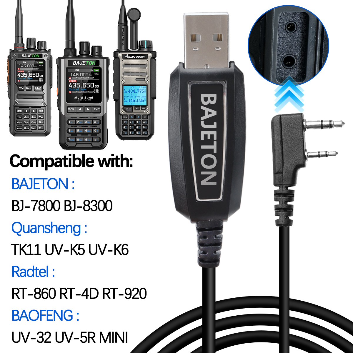 Usb Hub - BAJETON اسلكية تخاطب USB كابل برجمة