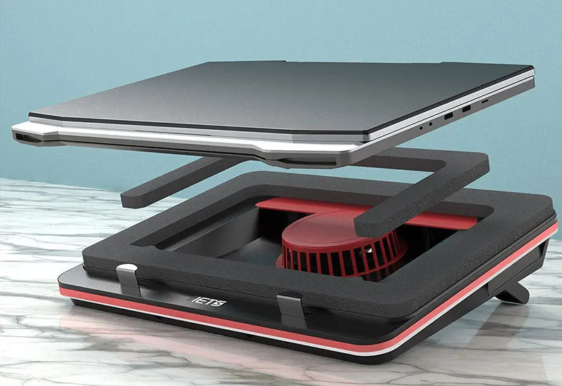 حامل تبريد للكمبيوتر المحمول 2 - مراجعة Laptop Cooling Pad وسعره
