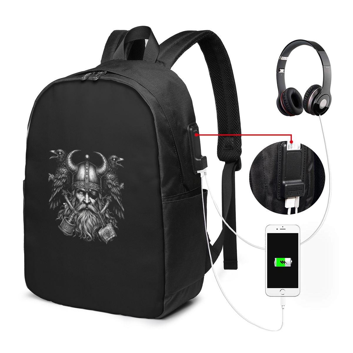 حقيبة ظهر أودين فايكنغز فيكينج - مراجعة Laptop Bag وسعره