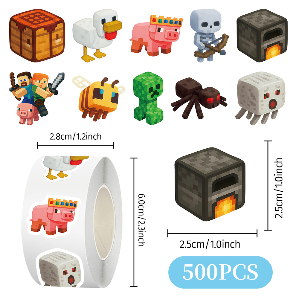 500 قطعة/لفة ملصقات كرتونية عل - مراجعة Laptop Original Accessories وسعره